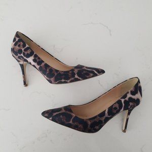 J. CREW Elsie Leopard Print Pumps, Size 6.5